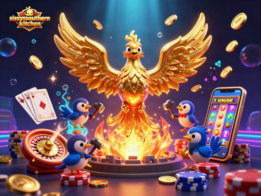 Engage with the thrilling sissyssouthernkitchen casino experience featuring a molten phoenix and dynamic game elements.